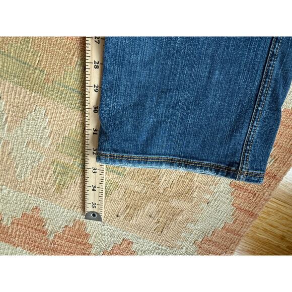 Vintage Y2K A/X Armani Exchange Jeans Women 12 R 32x32 Boot Low Rise Distressed - Picture 9 of 10